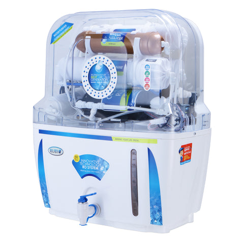 Ruby Water Purifier RO+UV+UF+TDS Controller 12 Stage White & Blue